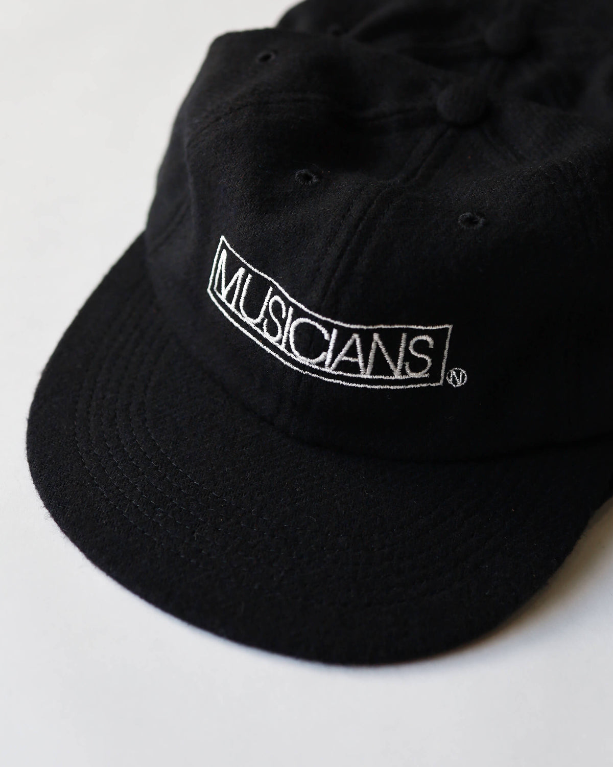 MUSICIANS WOOL B.B CAP "BLACK"