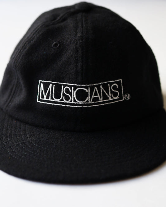 MUSICIANS WOOL B.B CAP "BLACK"