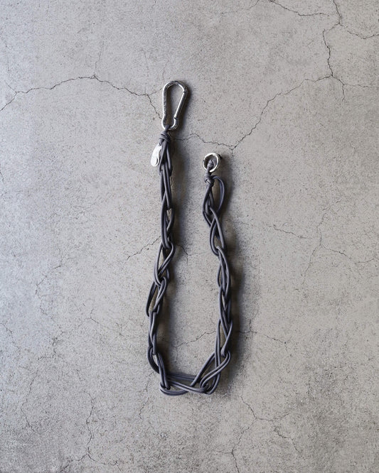 NATURAL DYED NYLON ROPE CARABINER 01 "KURE"