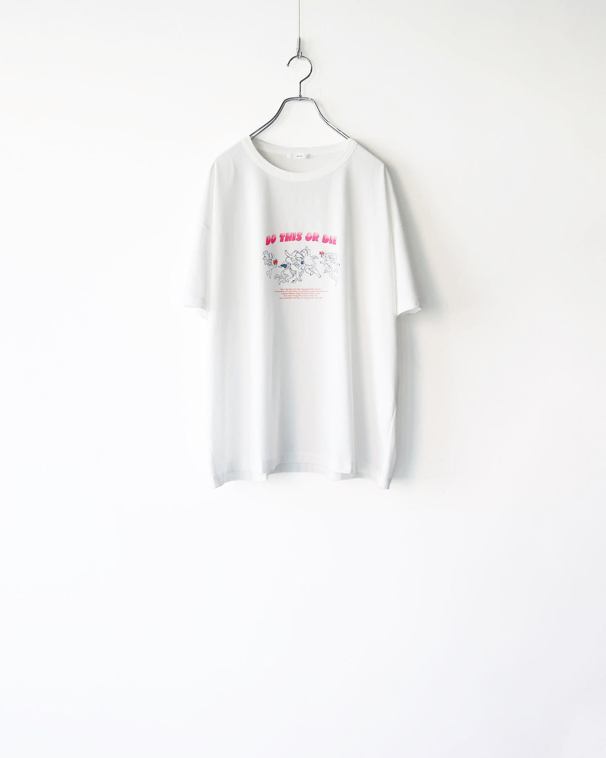 BOX SQUARE T-SHIRTS "WHITE"