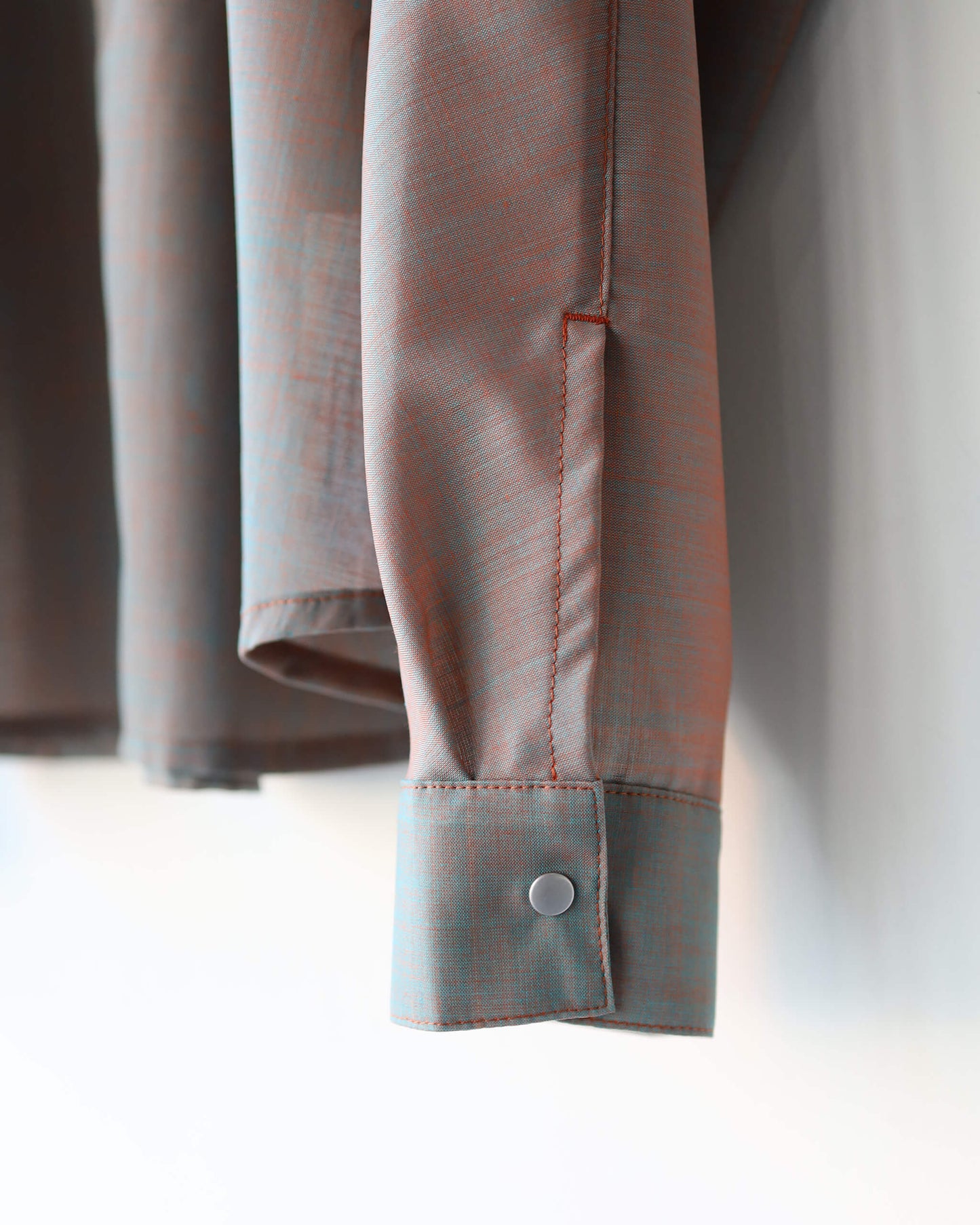 Chambray Mackinaw Shirts "Orange Gray"