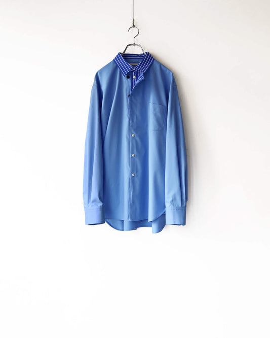OXFORD LAYERED SHIRT "Blu"