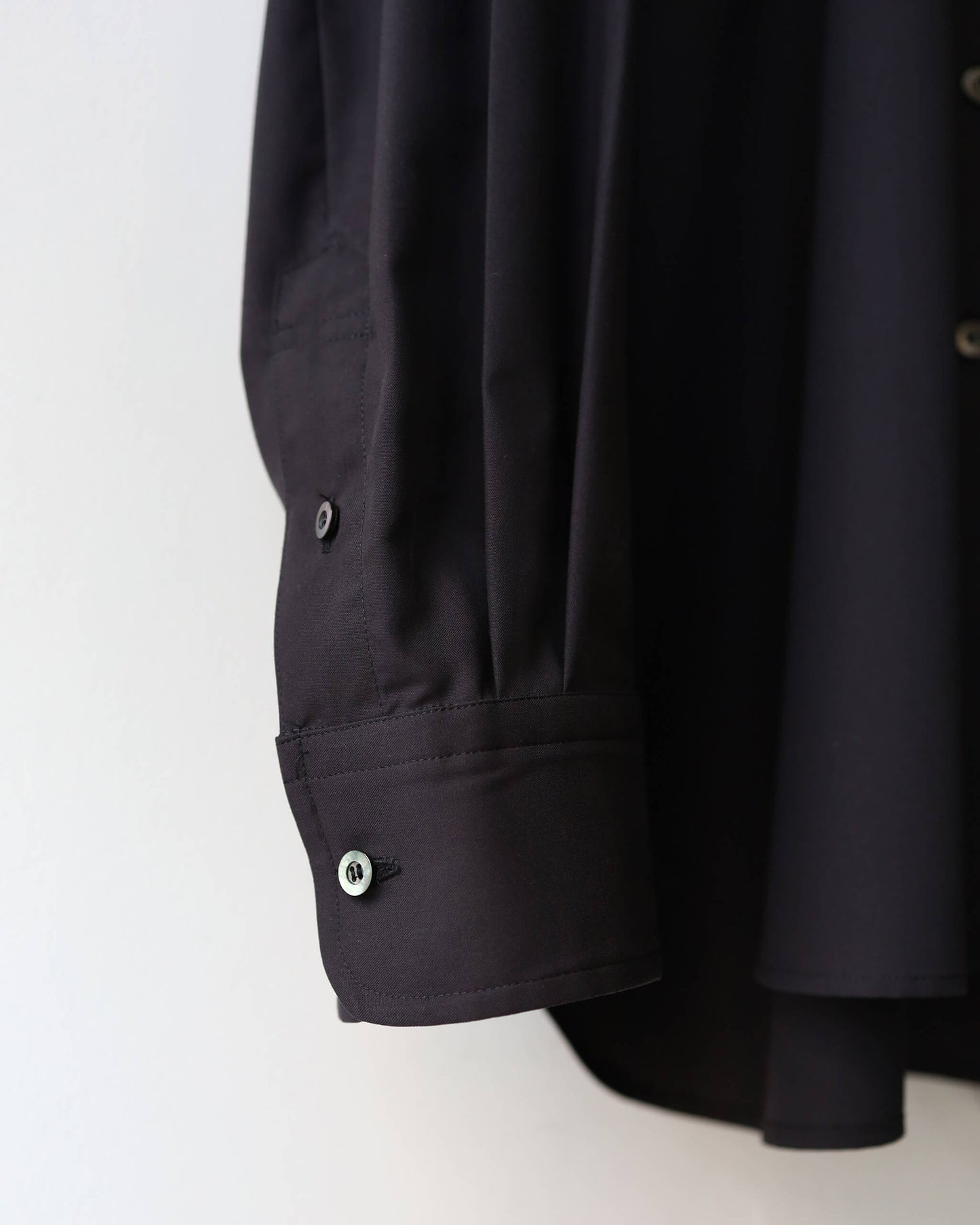 OXFORD LAYERED SHIRT "Bk"