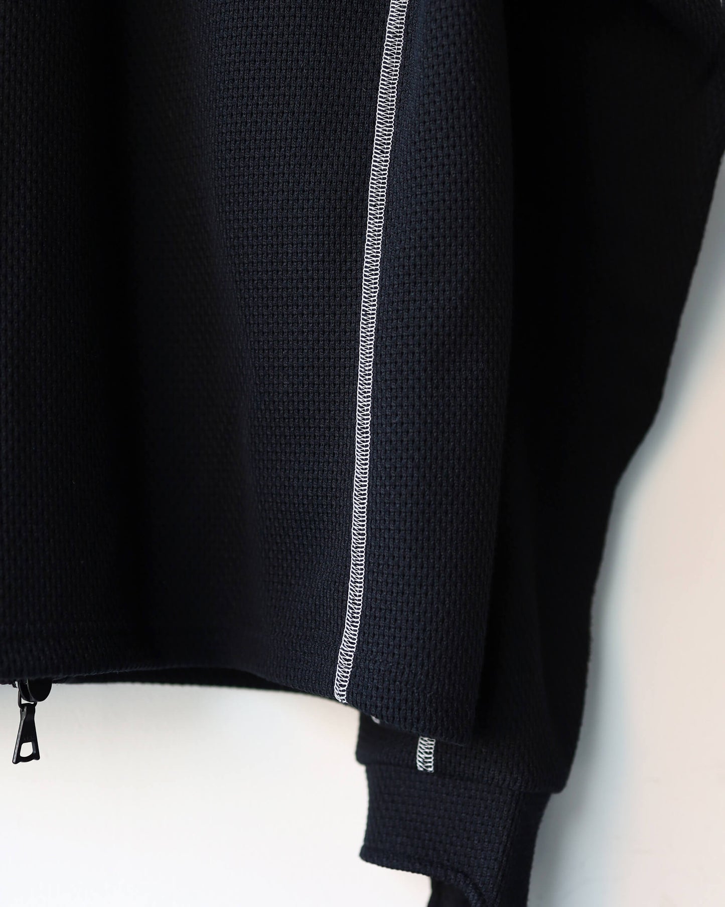 Zip Up Top Thermal Hi-Vis "Black"