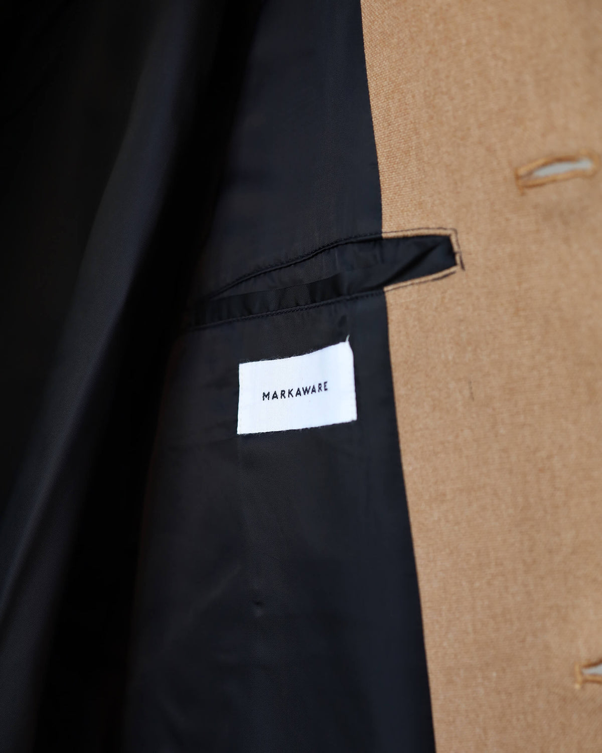 CHASSEUR JACKET ORGANIC COTTON DUCK "NATURAL BROWN"