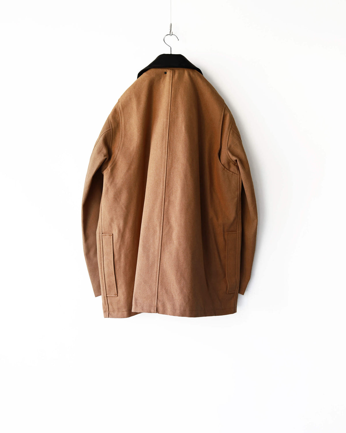 CHASSEUR JACKET ORGANIC COTTON DUCK "NATURAL BROWN"
