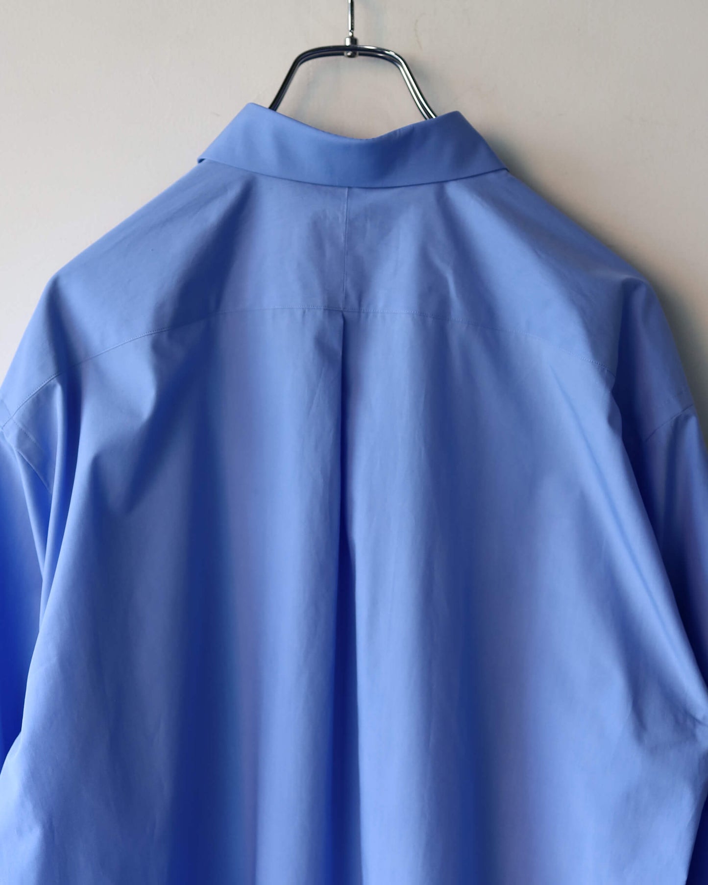 COMFORT FIT SHIRT ORGANIC GIZA TYPEWRITER "SAXE"