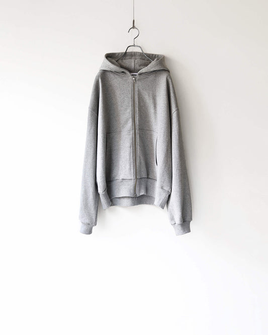 FULL ZIP HOODY "GRAY"