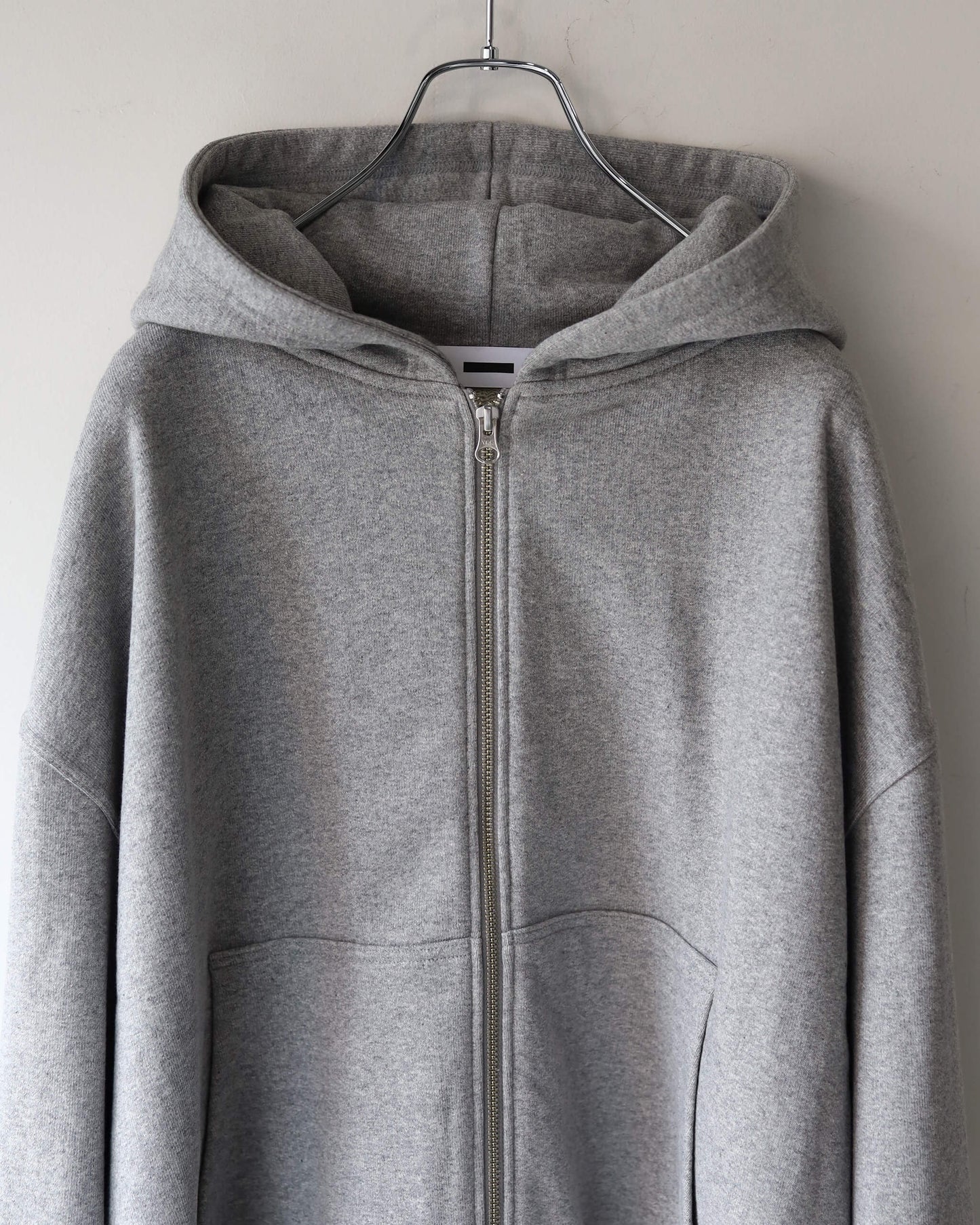 FULL ZIP HOODY "GRAY"