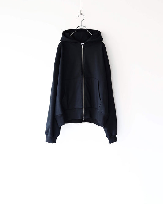 FULL ZIP HOODY "BLACK"