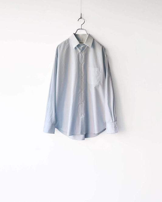 COMFORT FIT SHIRT ORGANIC GIZA TYPEWRITER "ICE"