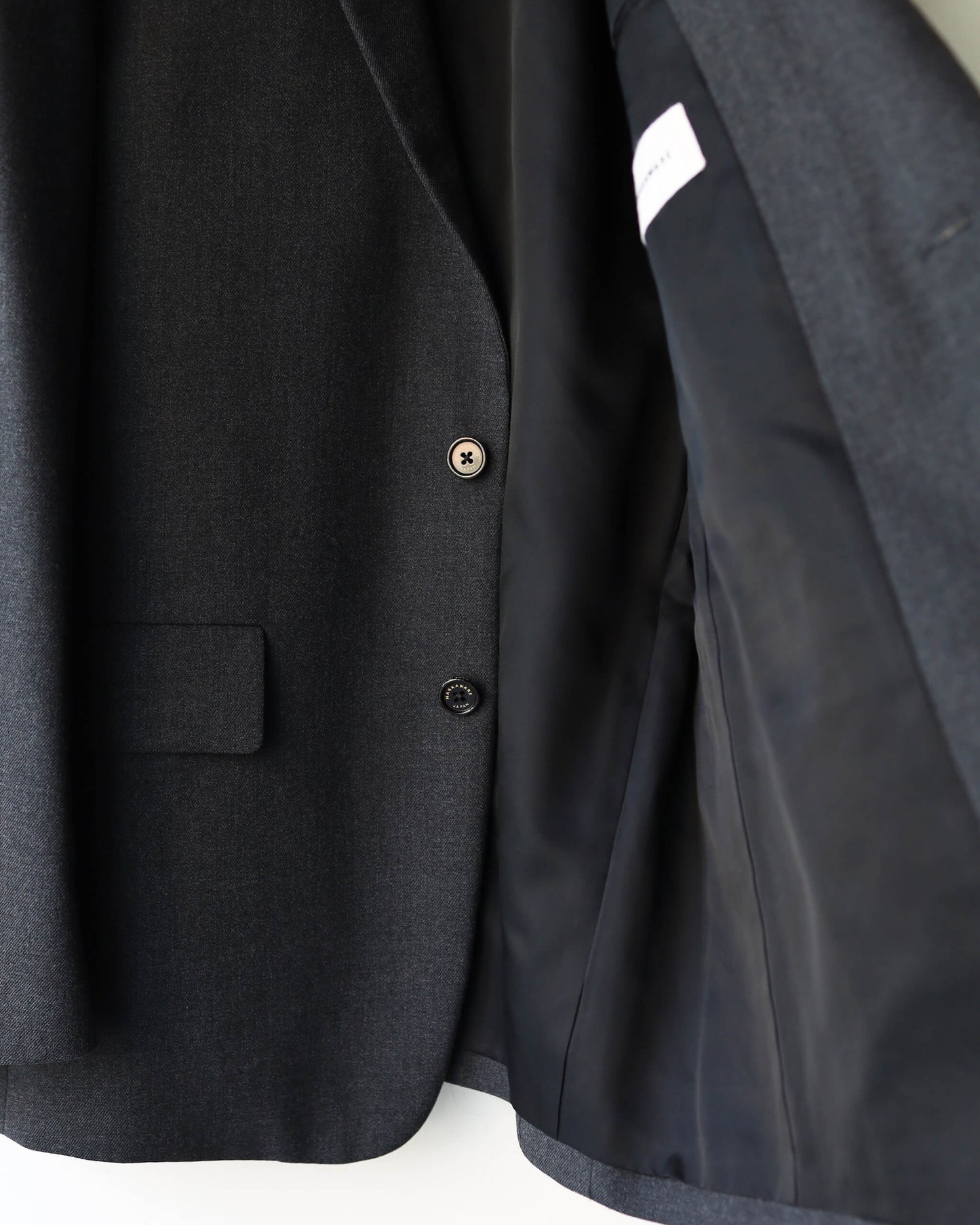 SPORTS COAT ORGANIC WOOL SURVIVAL CLOTH®︎ "CHARCOAL"