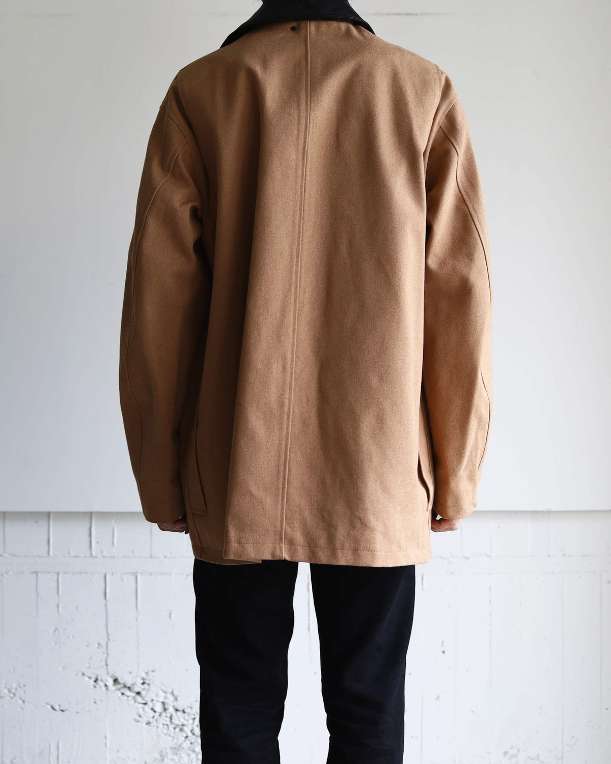 CHASSEUR JACKET ORGANIC COTTON DUCK "NATURAL BROWN"