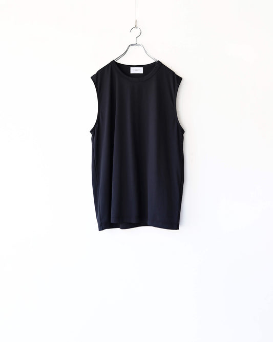 NO SLEEVE TEE "BLACK"
