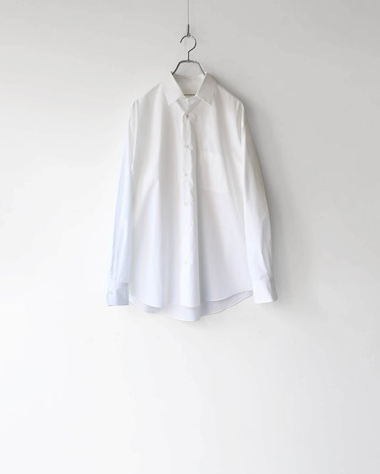 COMFORT FIT SHIRT ORGANIC GIZA TYPEWRITER "WHITE"