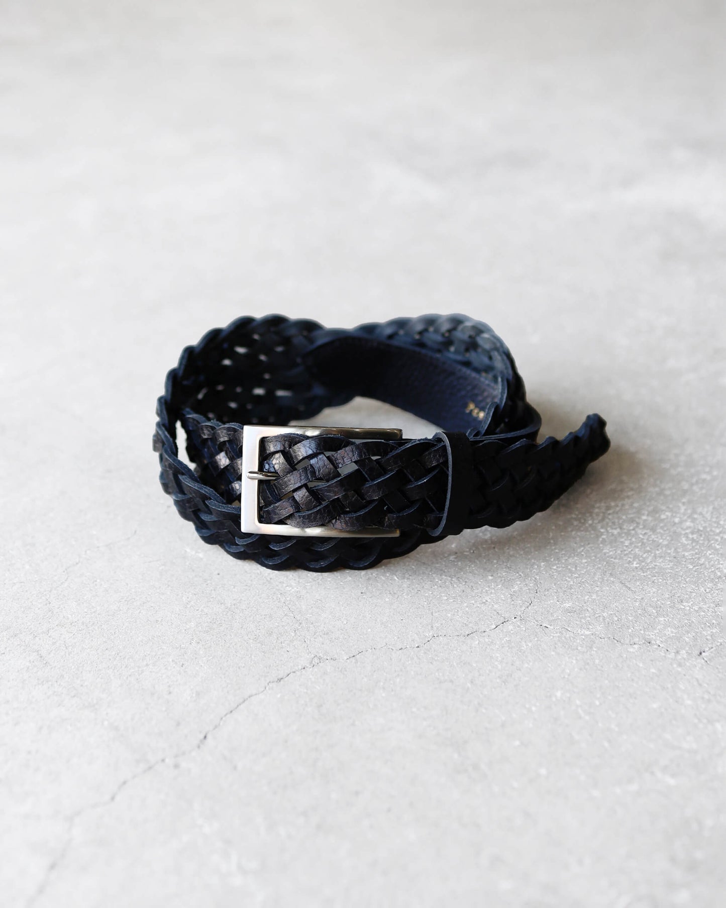 Mesh-Belt - Embossed Vacchetta "Black"