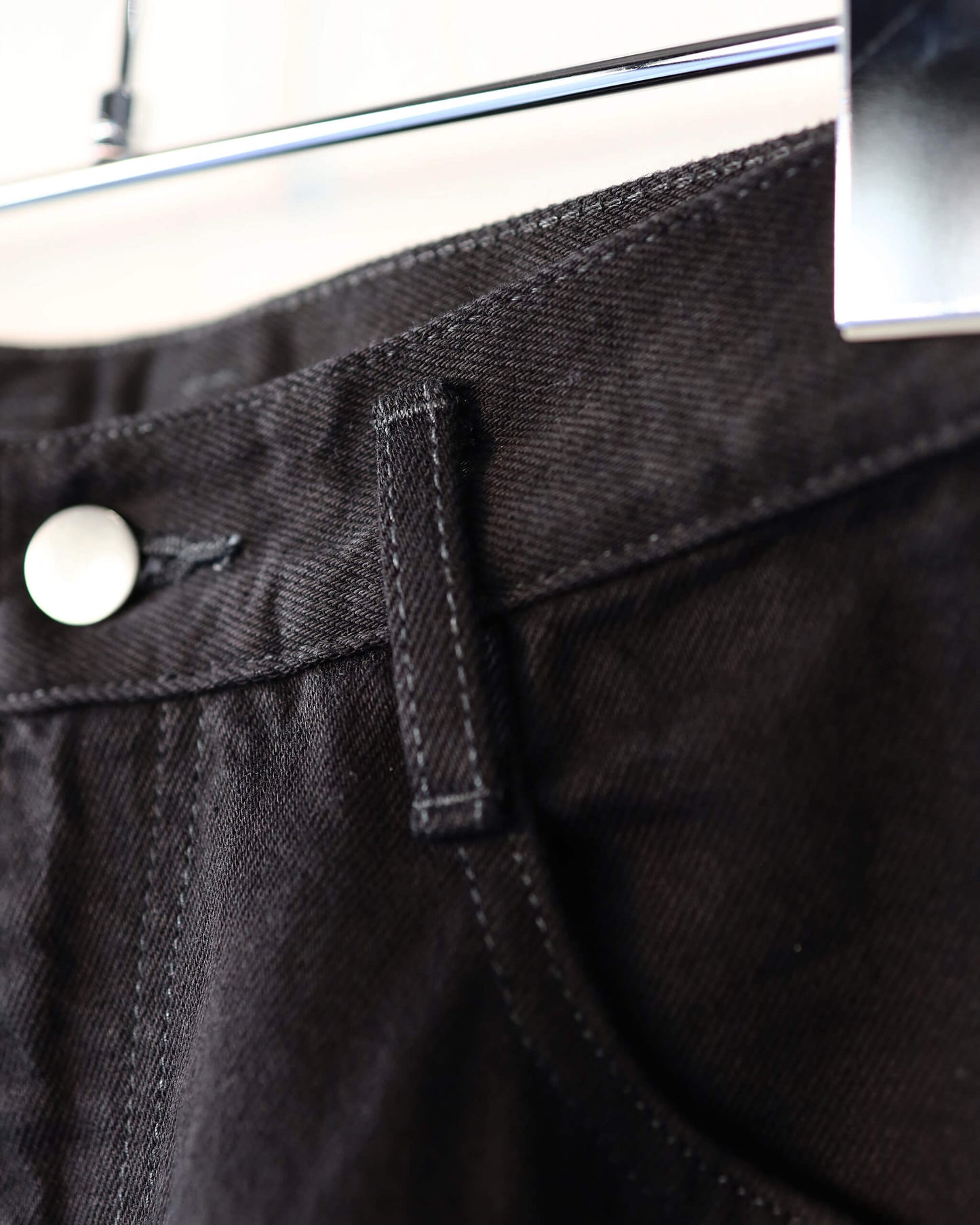 ONE WASH BLACK DENIM ASHLEY JEANS "BLACK"