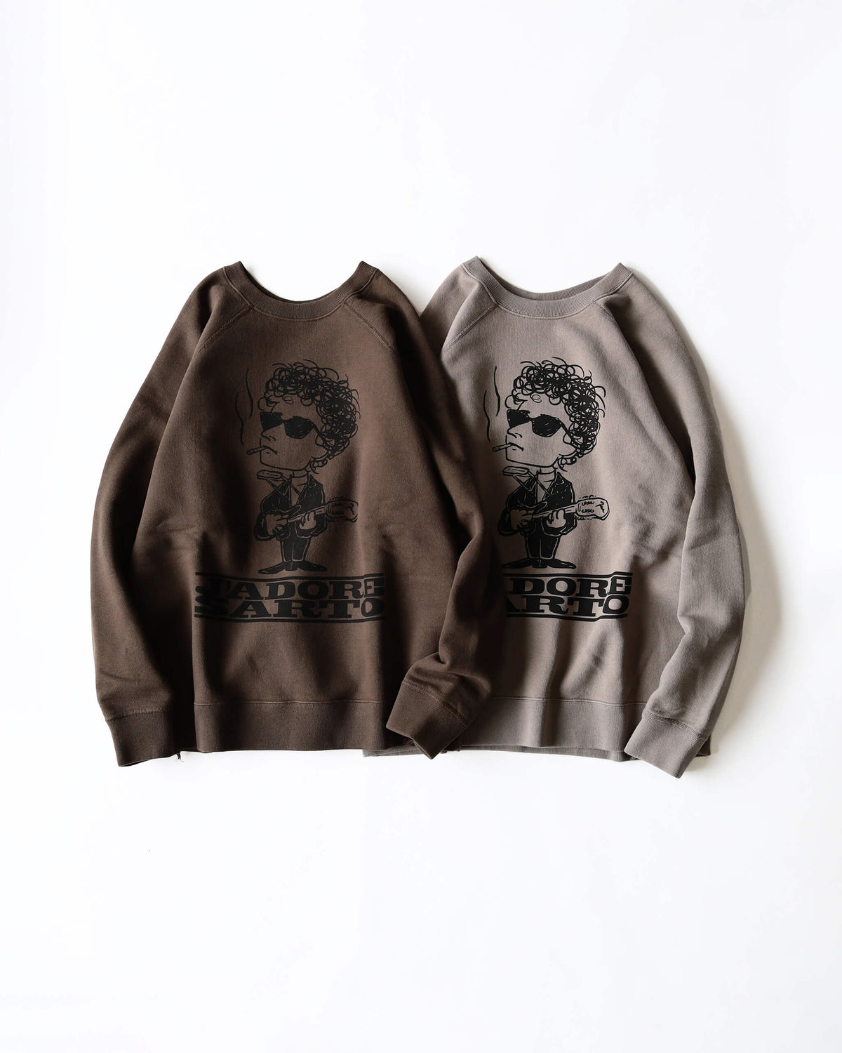SINGER-SONG WRITER PRINT SWEATSHIRT "ATOM"
