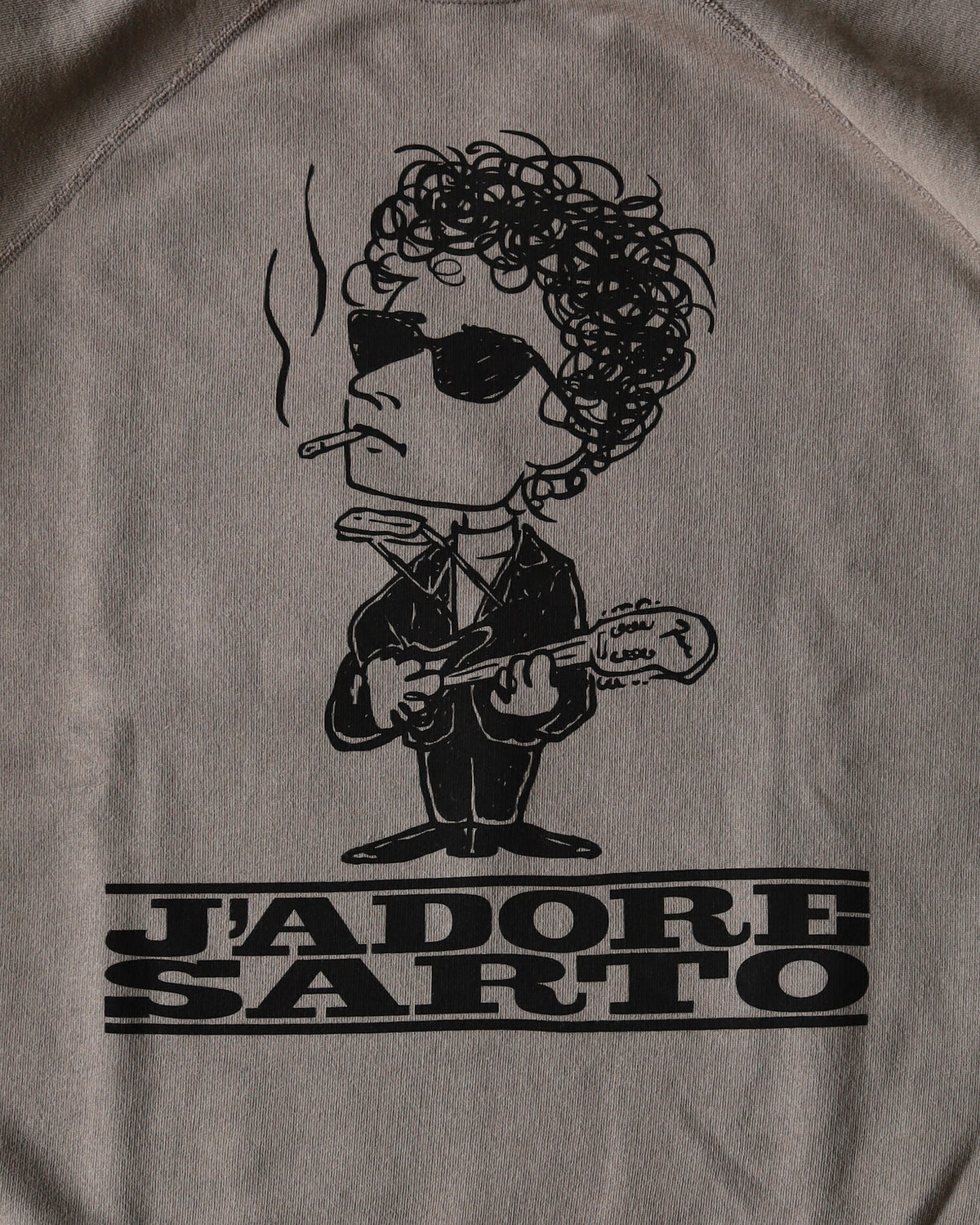 SINGER-SONG WRITER PRINT SWEATSHIRT "ATOM"