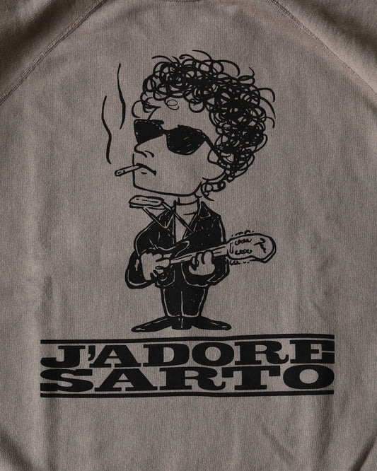 SINGER-SONG WRITER PRINT SWEATSHIRT "ATOM"