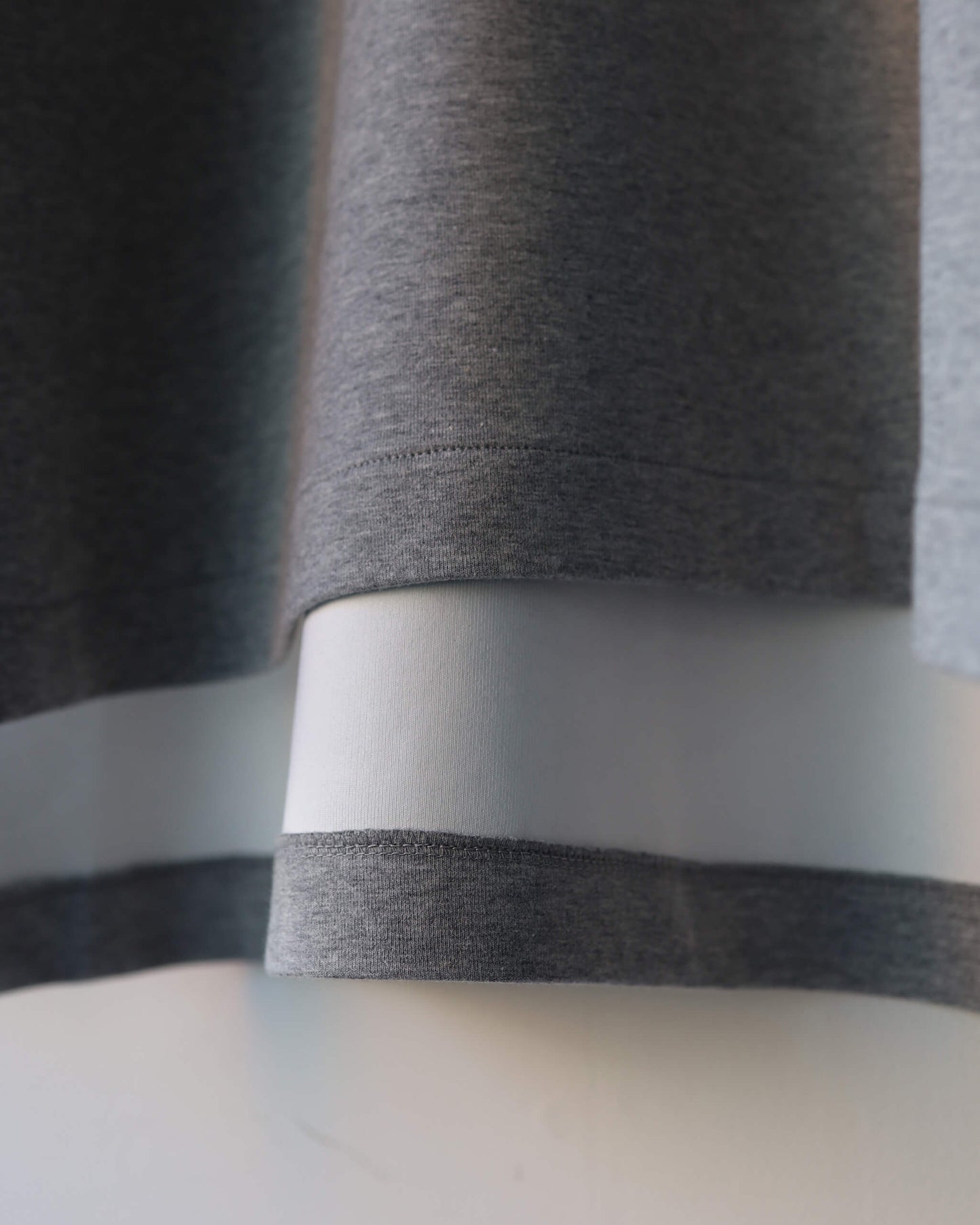 4S HI NECK "HEATHER GRAY"