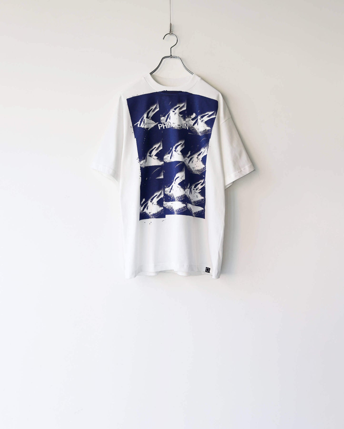 TOUCH T-SHIRT "WHITE x NAVY"