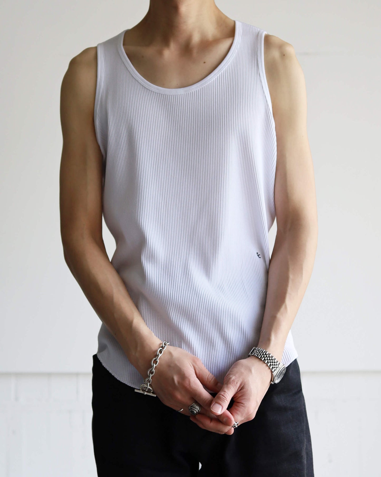 [Exclusive] SKIN TOP - MENS "WHITE"