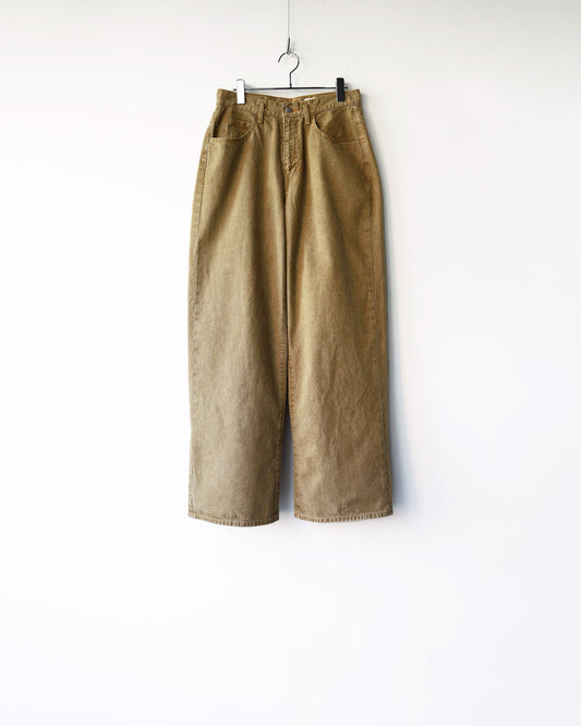 ZIMBABWE COTTON DENIM ASHLEY JEANS "KHAKI BEIGE"