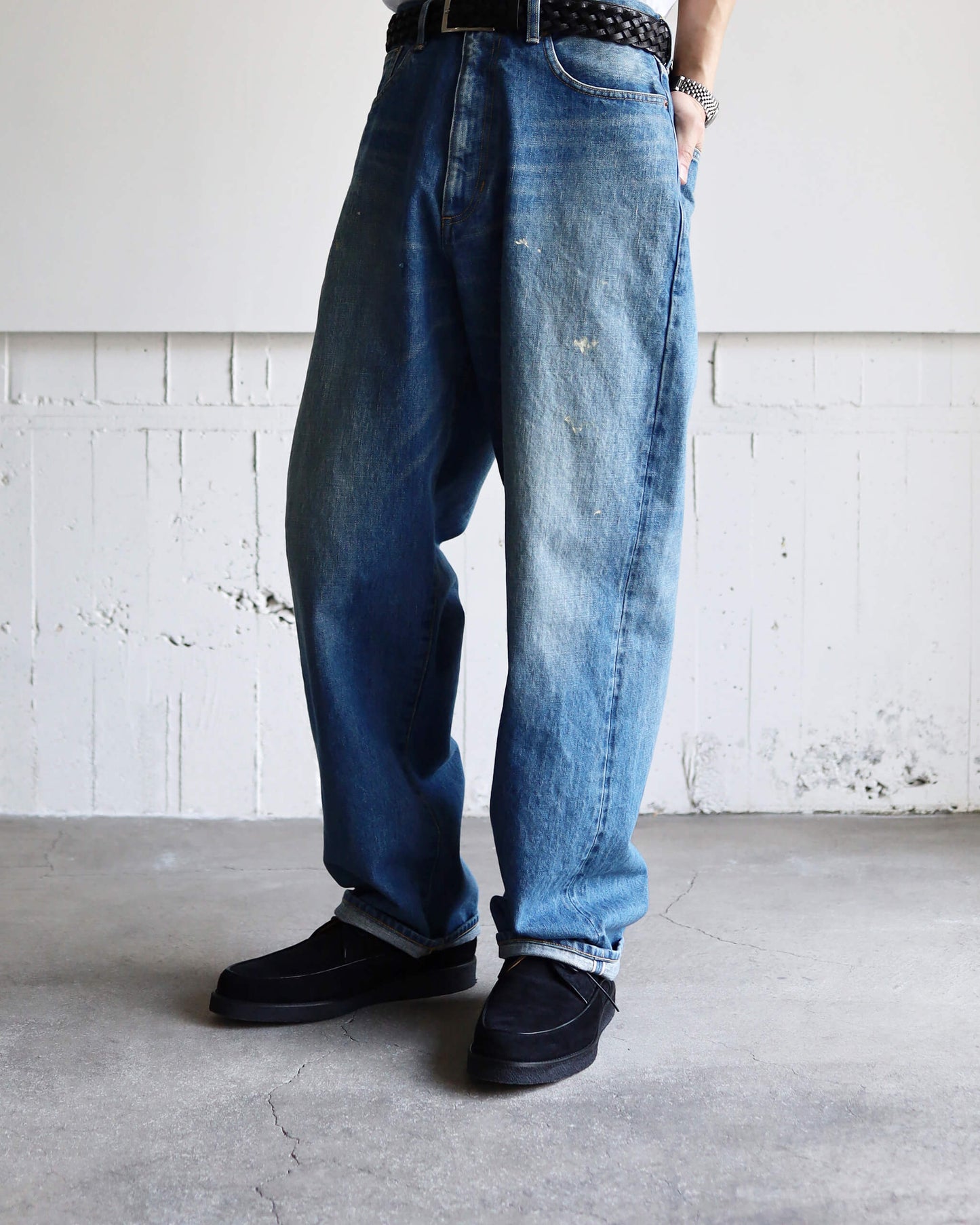 SELVEDGE DENIM 5POCKET PANTS "INDIGO"