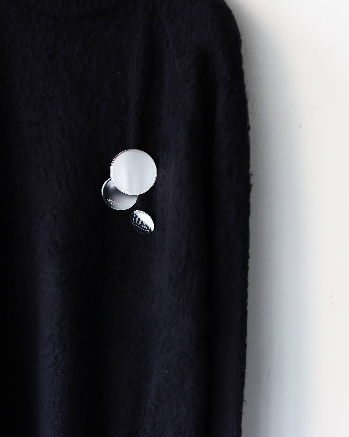 HEM-SLIT KNIT PULLOVER "Bk"