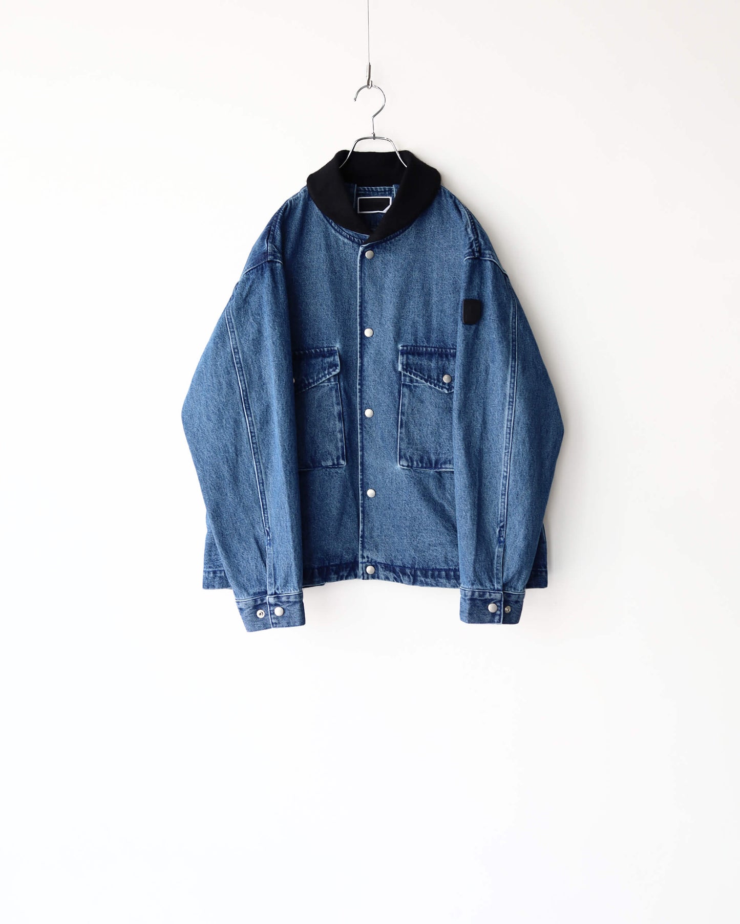 FLOAT DENIM BLOUSON "BLUE"