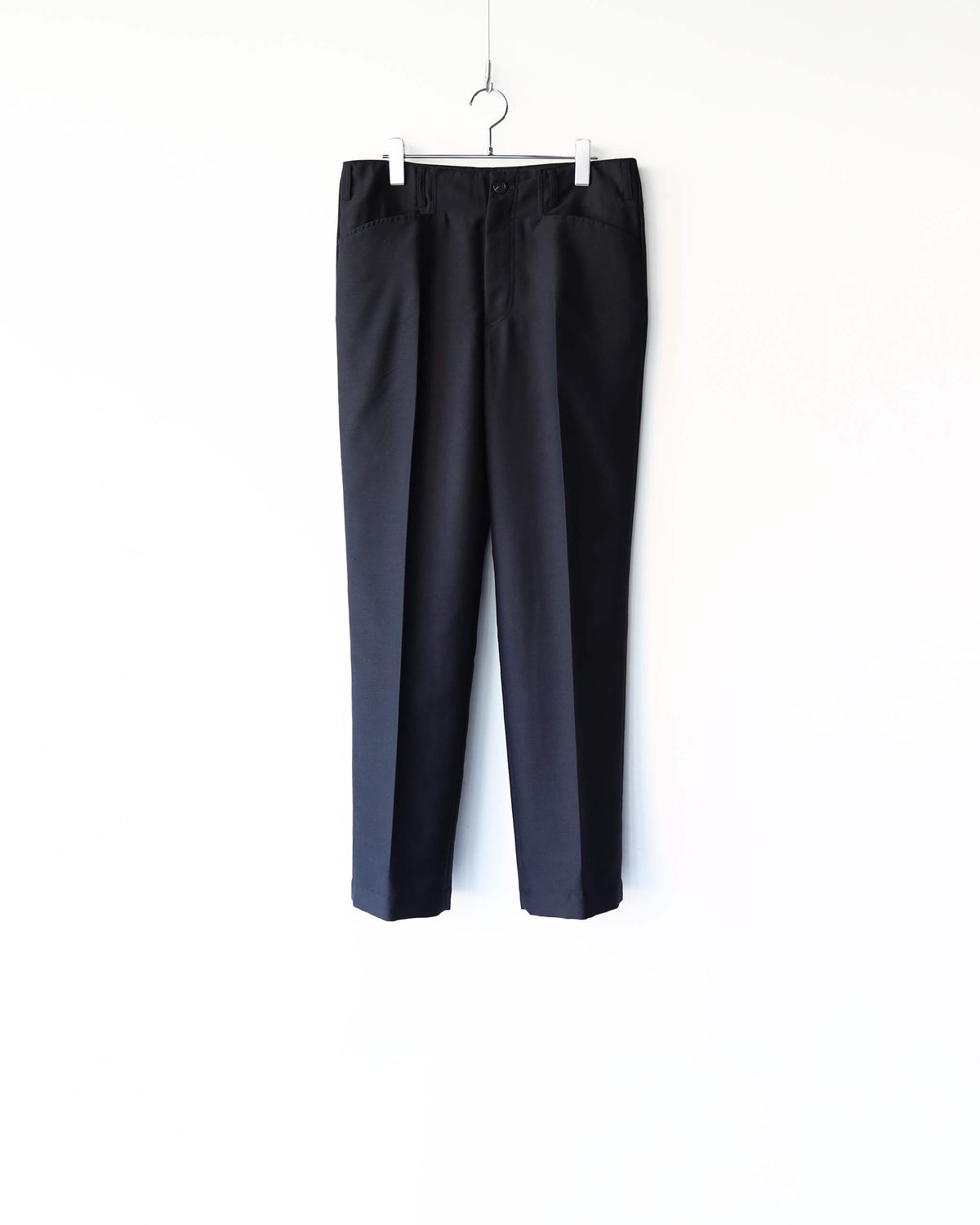 Shetland wool moleskin - Pearce "Black"