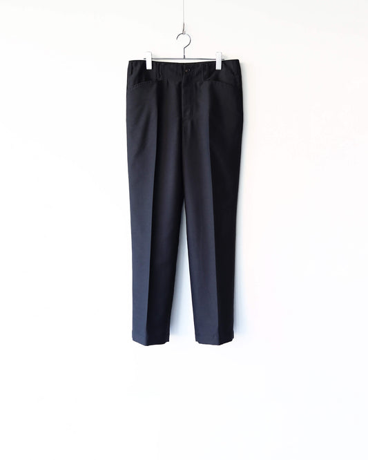 Shetland wool moleskin - Pearce "Black"