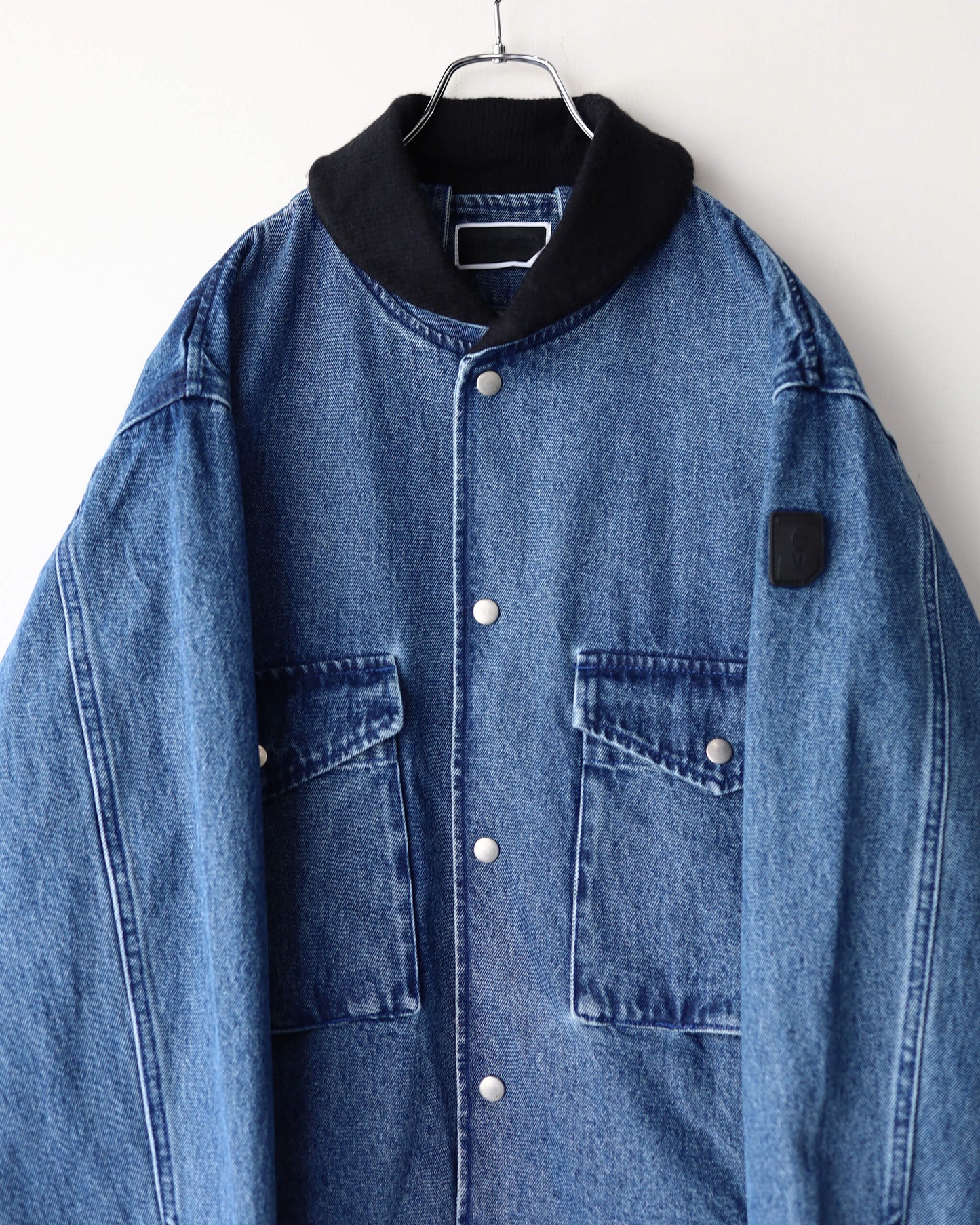 FLOAT DENIM BLOUSON "BLUE"