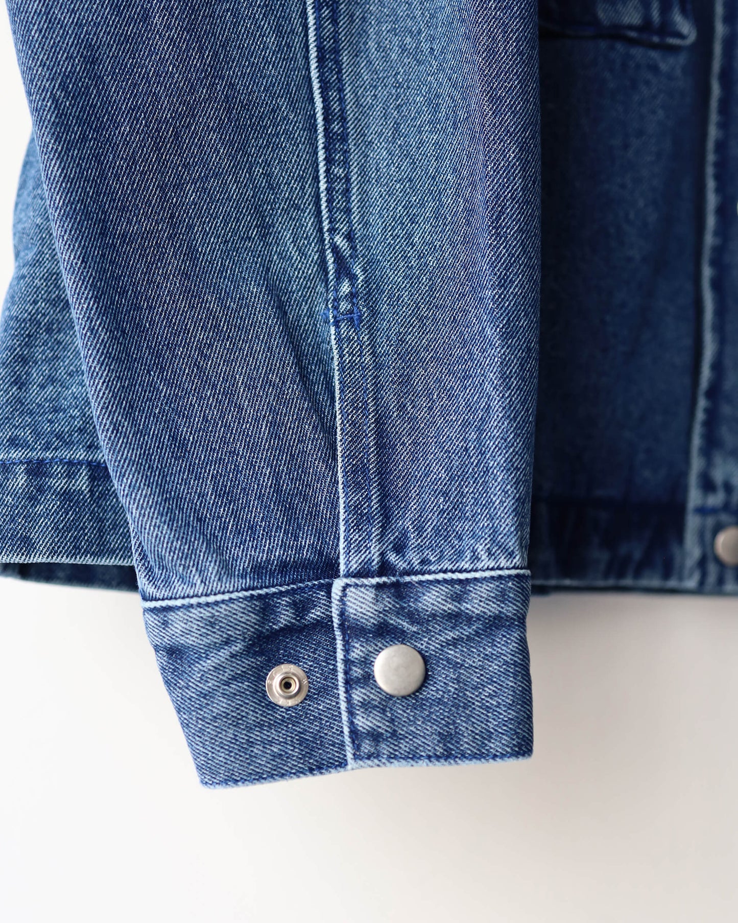 FLOAT DENIM BLOUSON "BLUE"