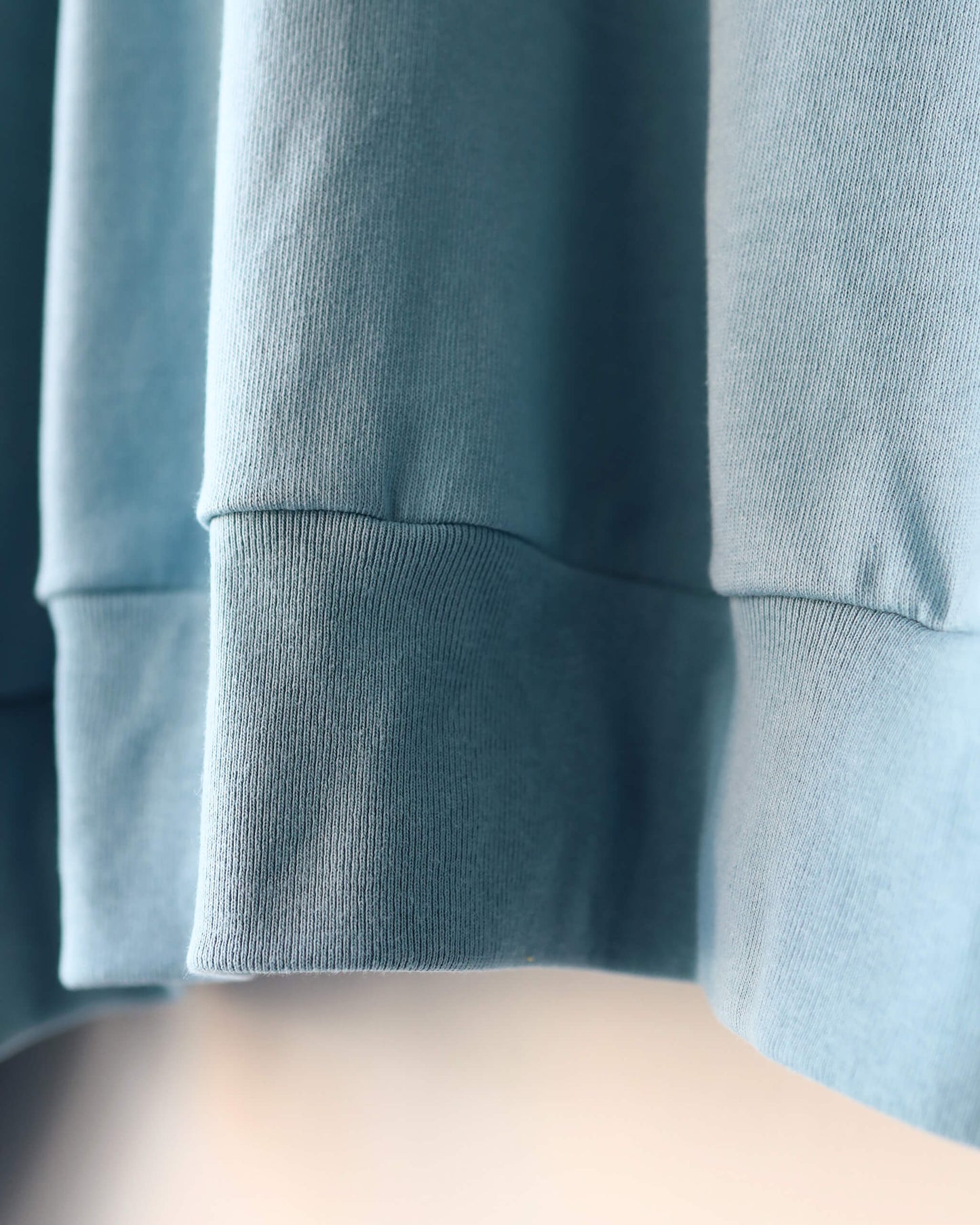 HALF ZIP JERSEY "LIGHT BLUE"