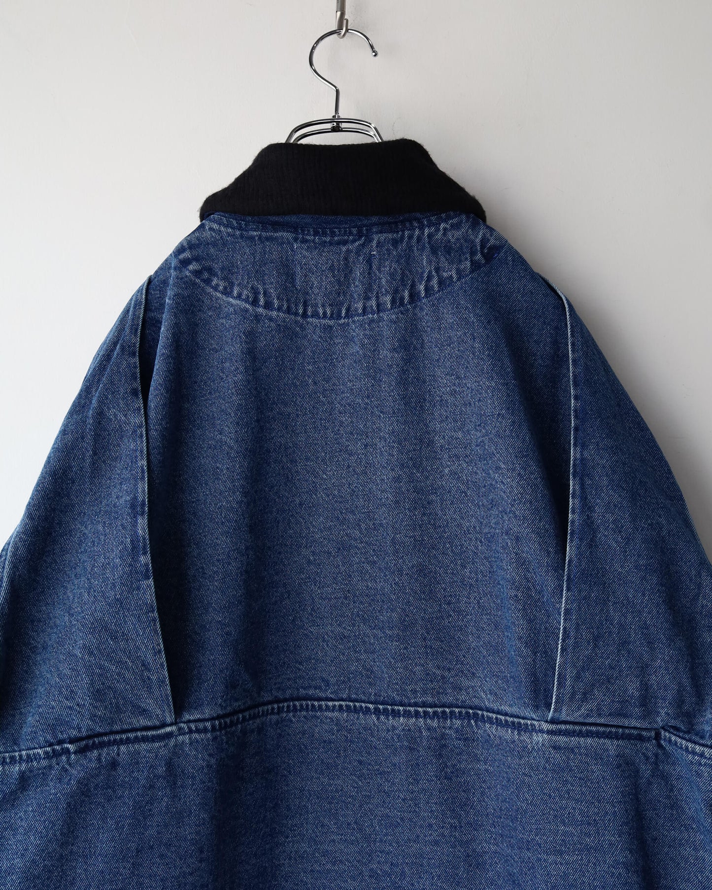 FLOAT DENIM BLOUSON "BLUE"