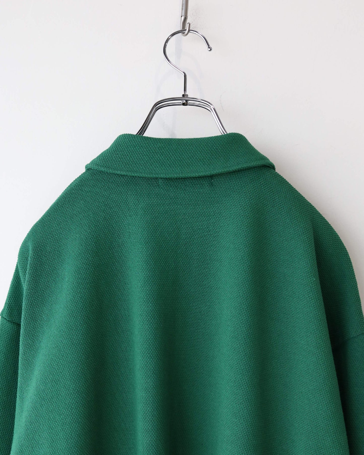 HALF ZIP PIQUE "GREEN"