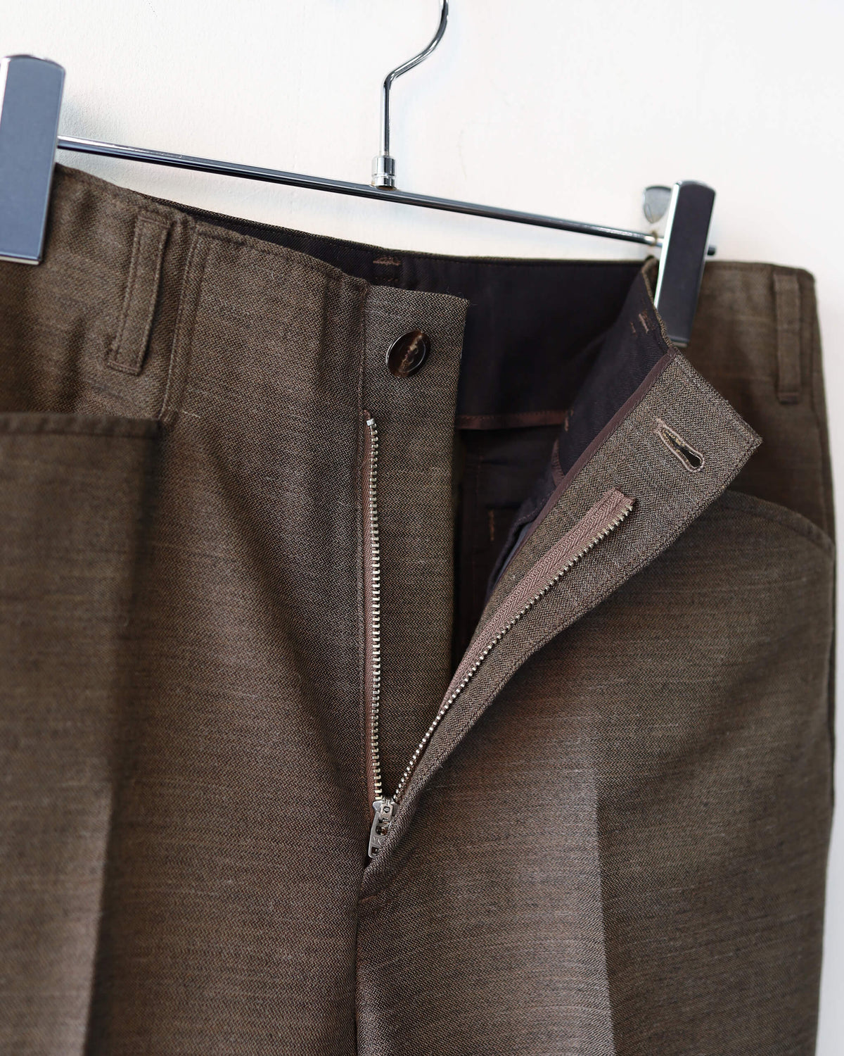 Shetland wool moleskin - Pearce "Brown"