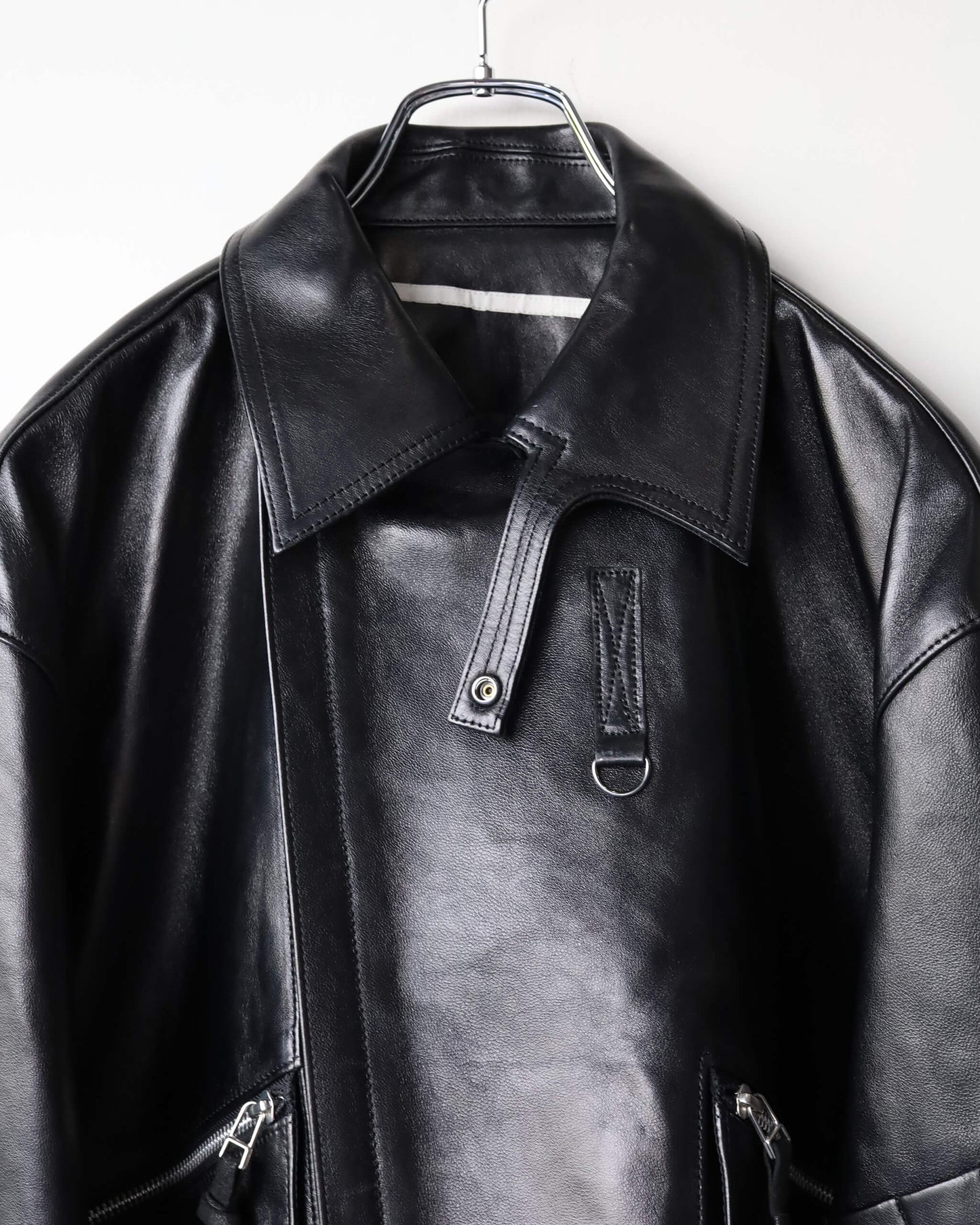 LEATHER MK3 JACKET "Bk"