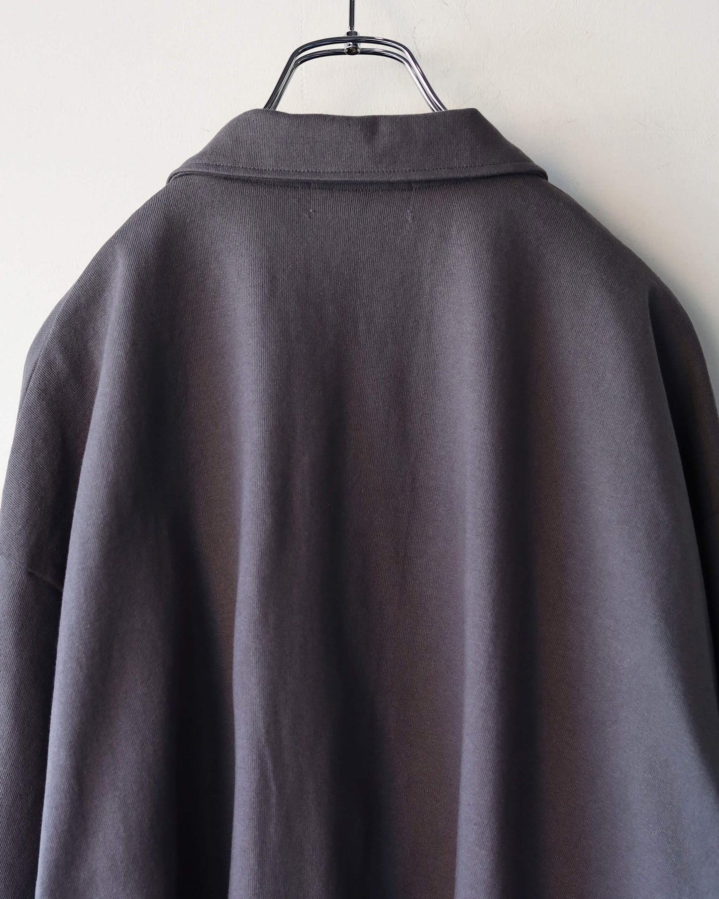 HALF ZIP JERSEY "DARK GRAY"