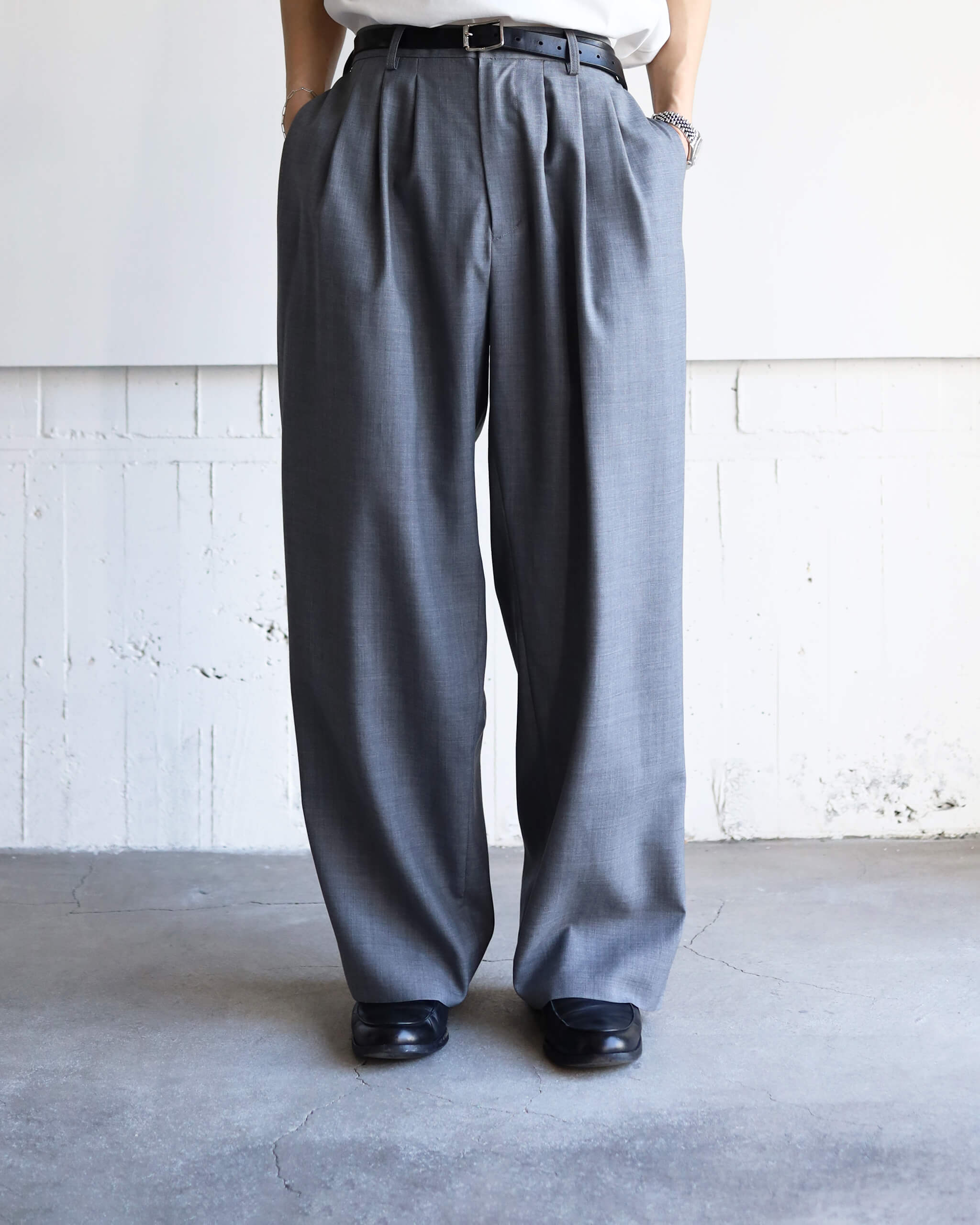Afiit 3 TUCK SLACKS 