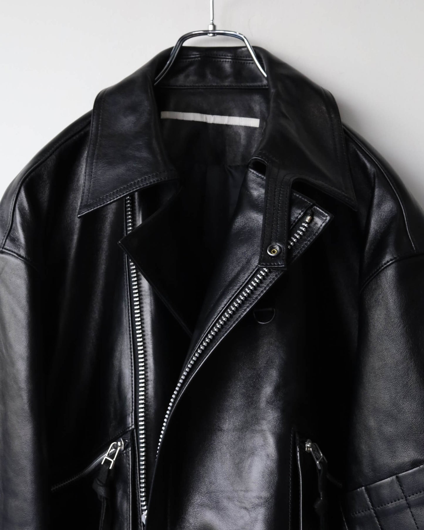 LEATHER MK3 JACKET "Bk"