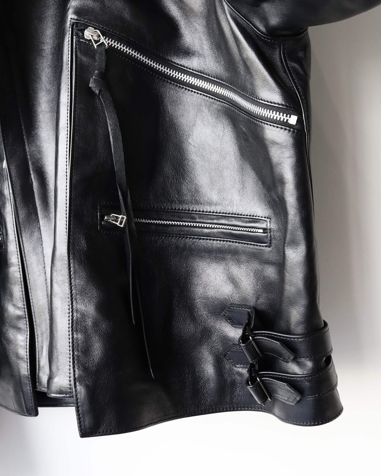 LEATHER MK3 JACKET "Bk"