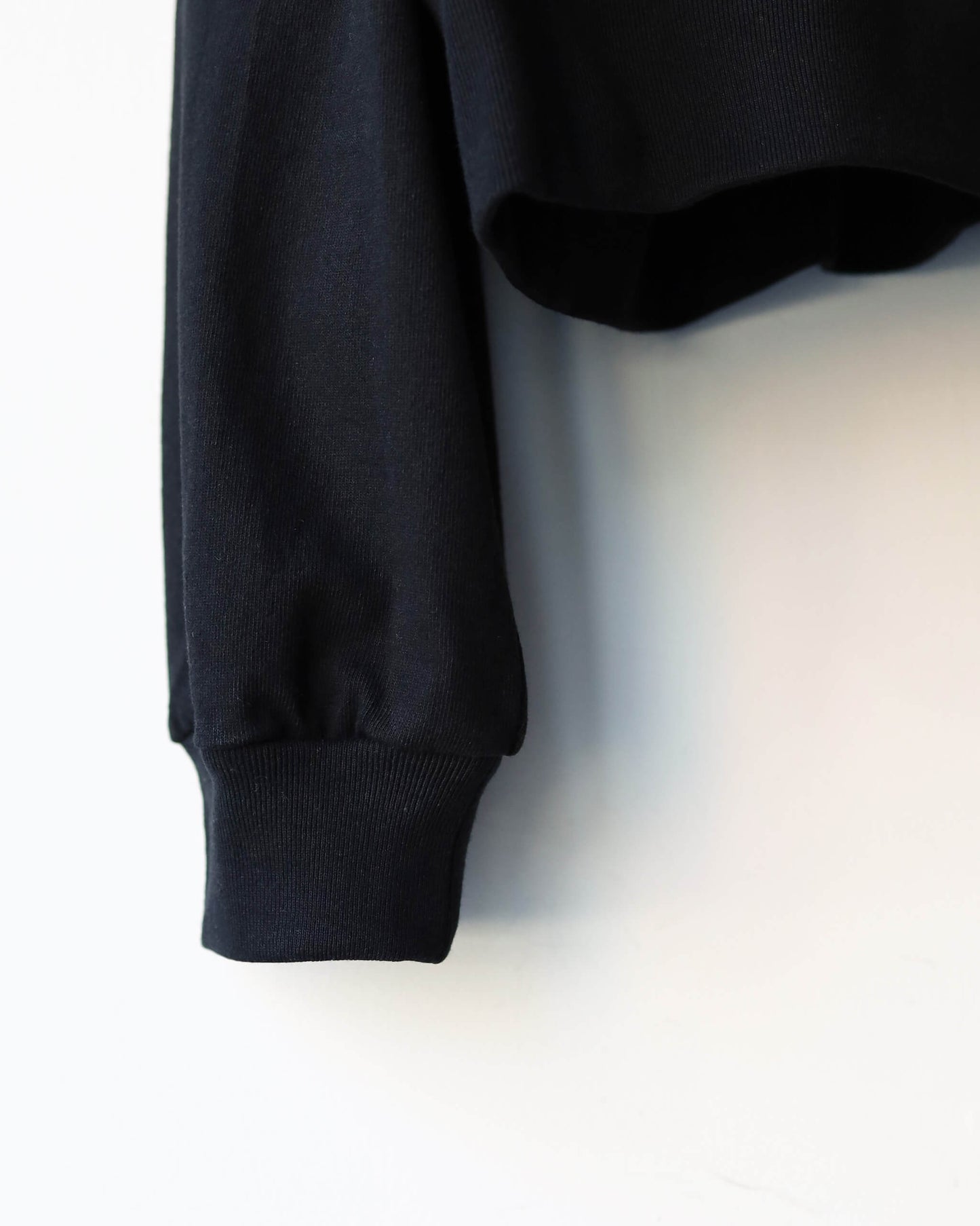HALF ZIP JERSEY "BLACK"