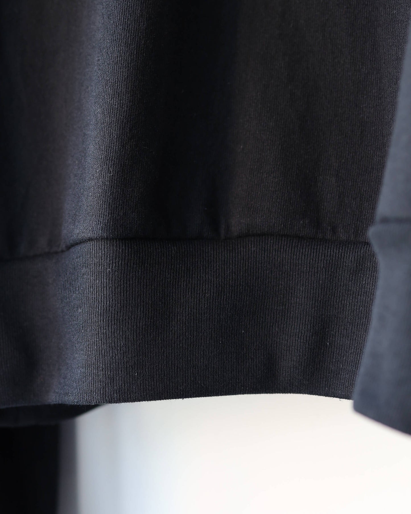 HALF ZIP JERSEY "BLACK"