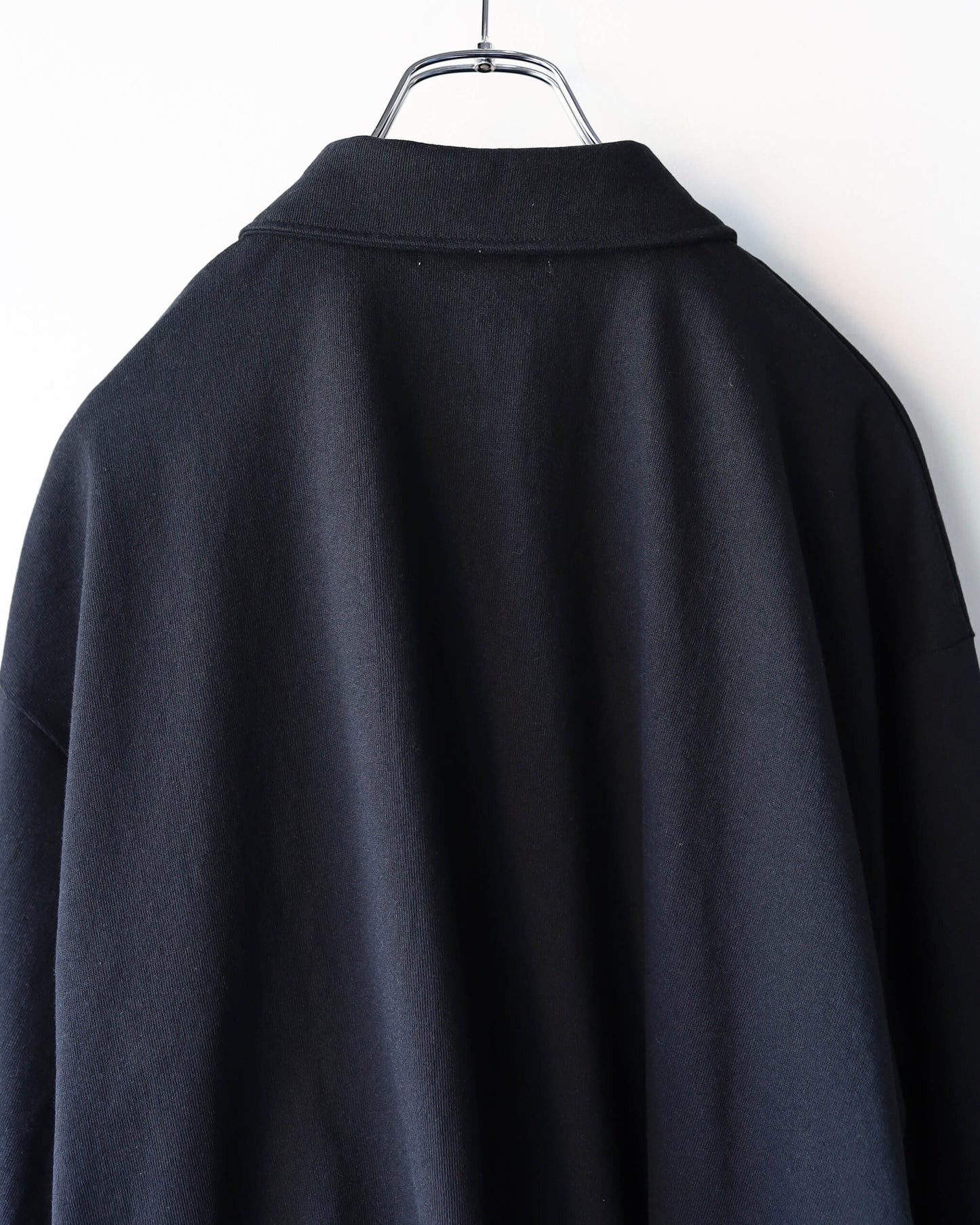 HALF ZIP JERSEY "BLACK"