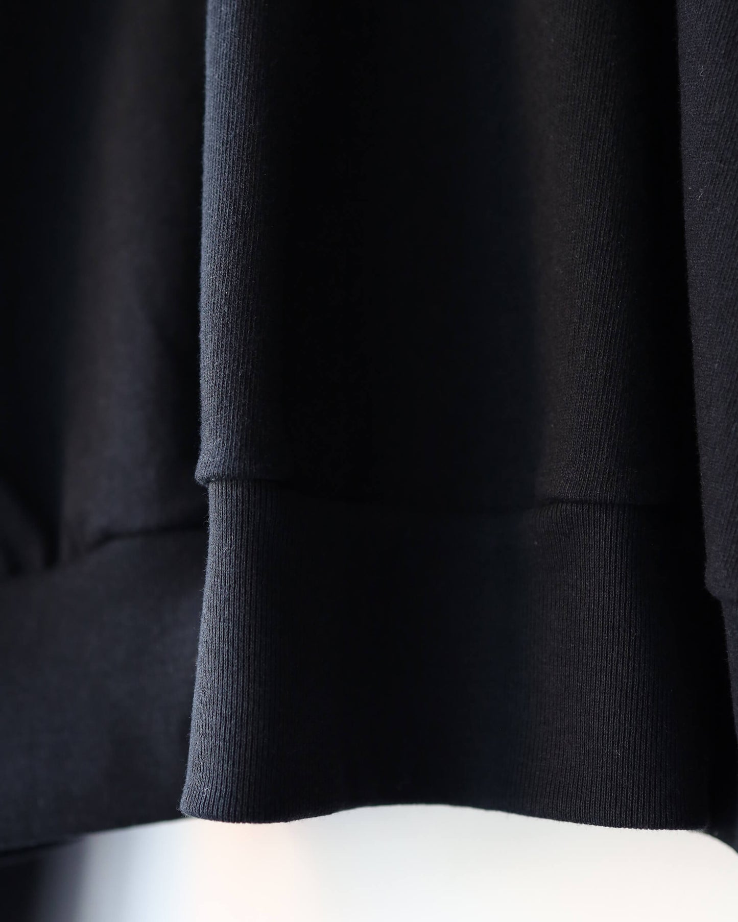 HALF ZIP JERSEY "BLACK"