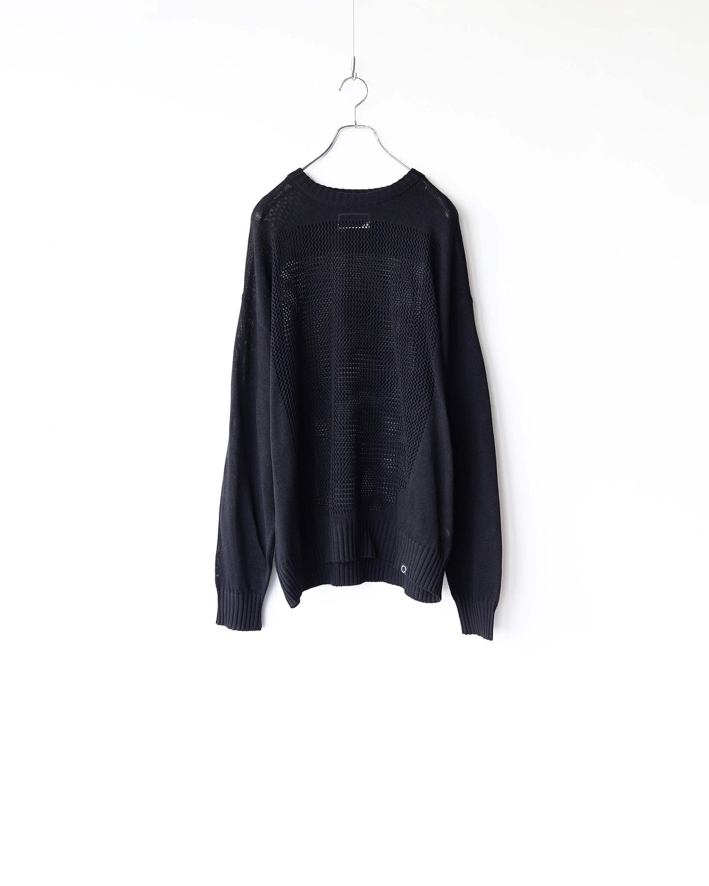 WINDOW WEB SWEATER "BLACK"