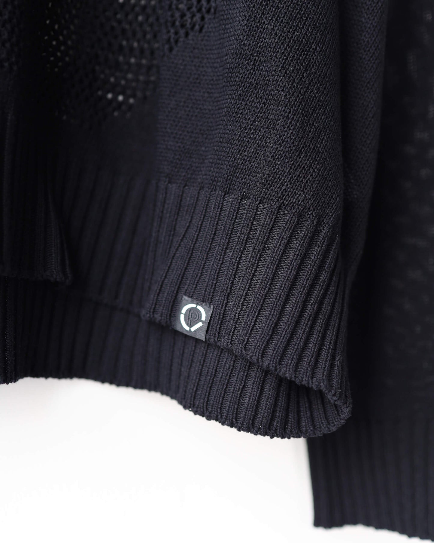 WINDOW WEB SWEATER "BLACK"